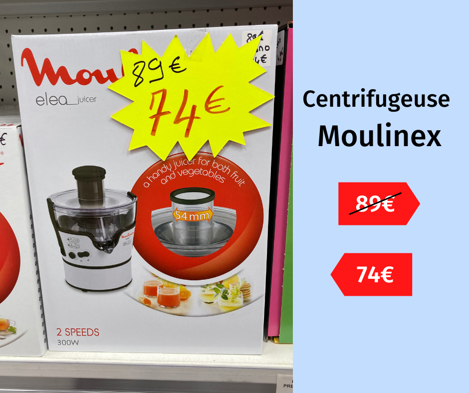 Centrifugeuse - Moulinex - 74€ Post