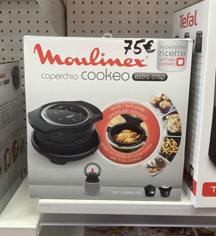 Moulinex coperchio cookeo extra crisp